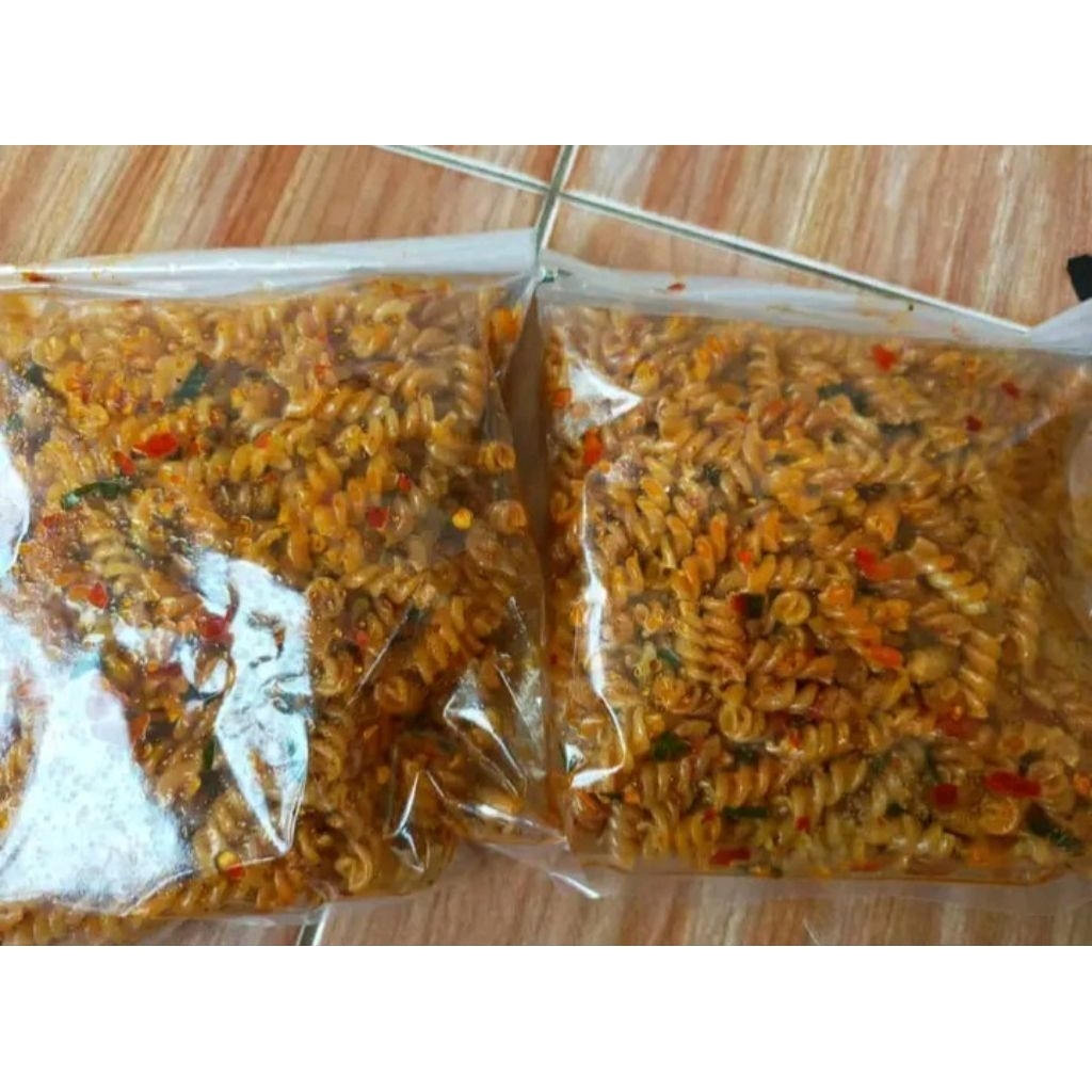 

seblak makroni spiral kering