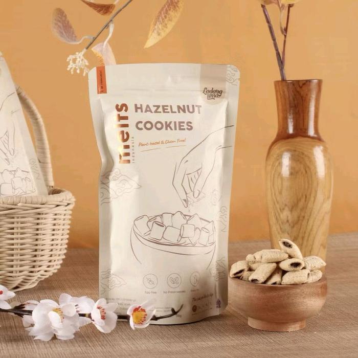 

Melts Hazelnut Cookies - Snack Kukis Sereal Hazelnut Gluten Free Plant Based Vegan
