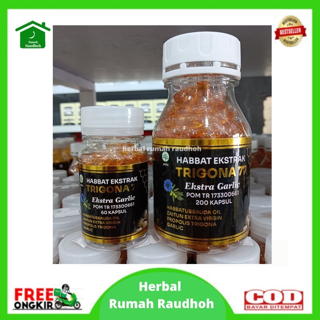 HABBASYI TRIGONA 77 HABBATUSSAUDA PLUS ZAITUN PROPOLIS GARLIC