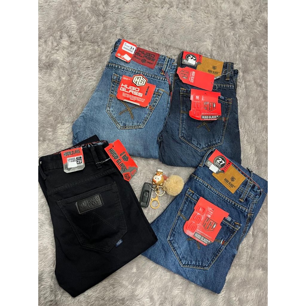 celana hugo glass panjang pria dewasa