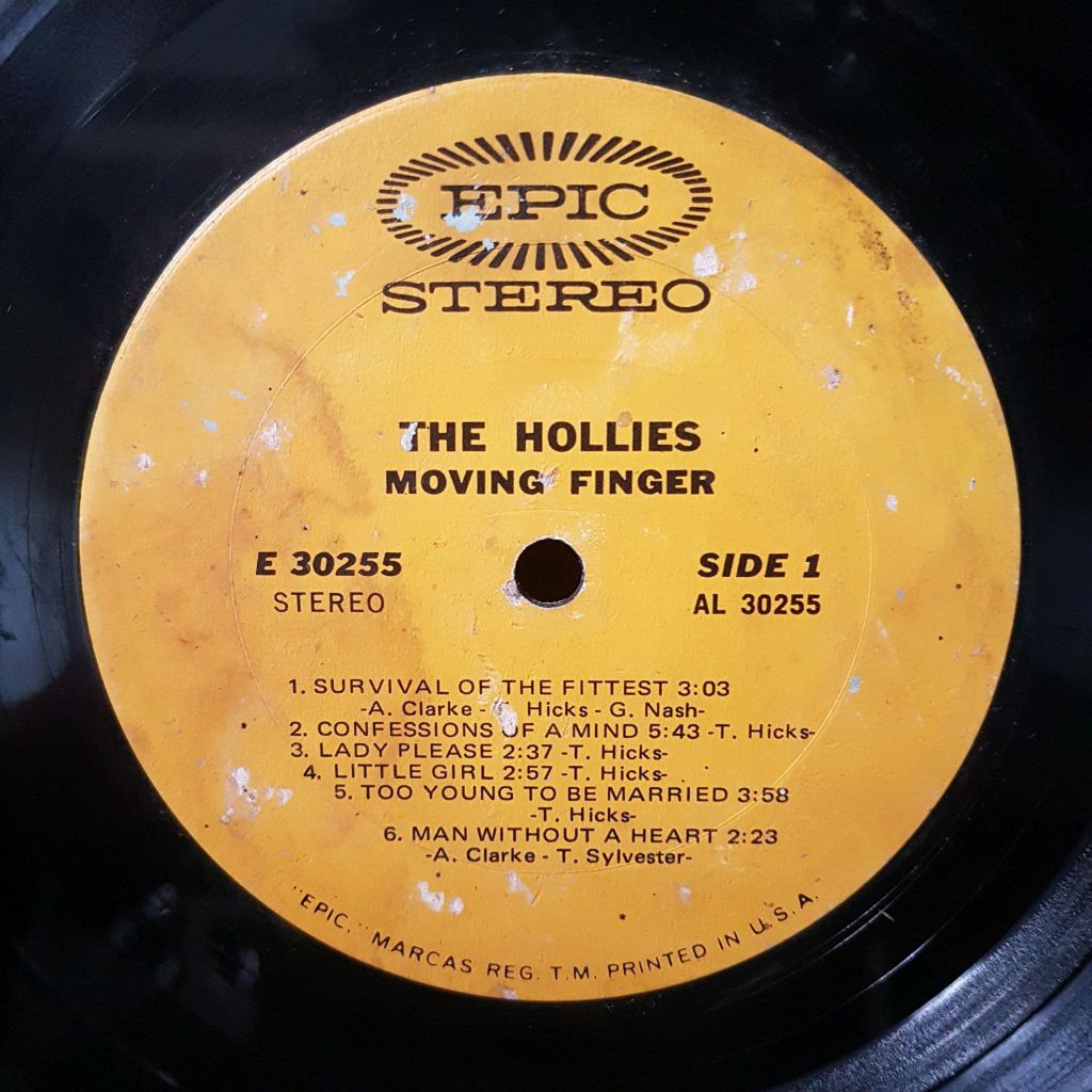 Vinyl Piringan Hitam 12 inch The Hollies - Moving Finger
