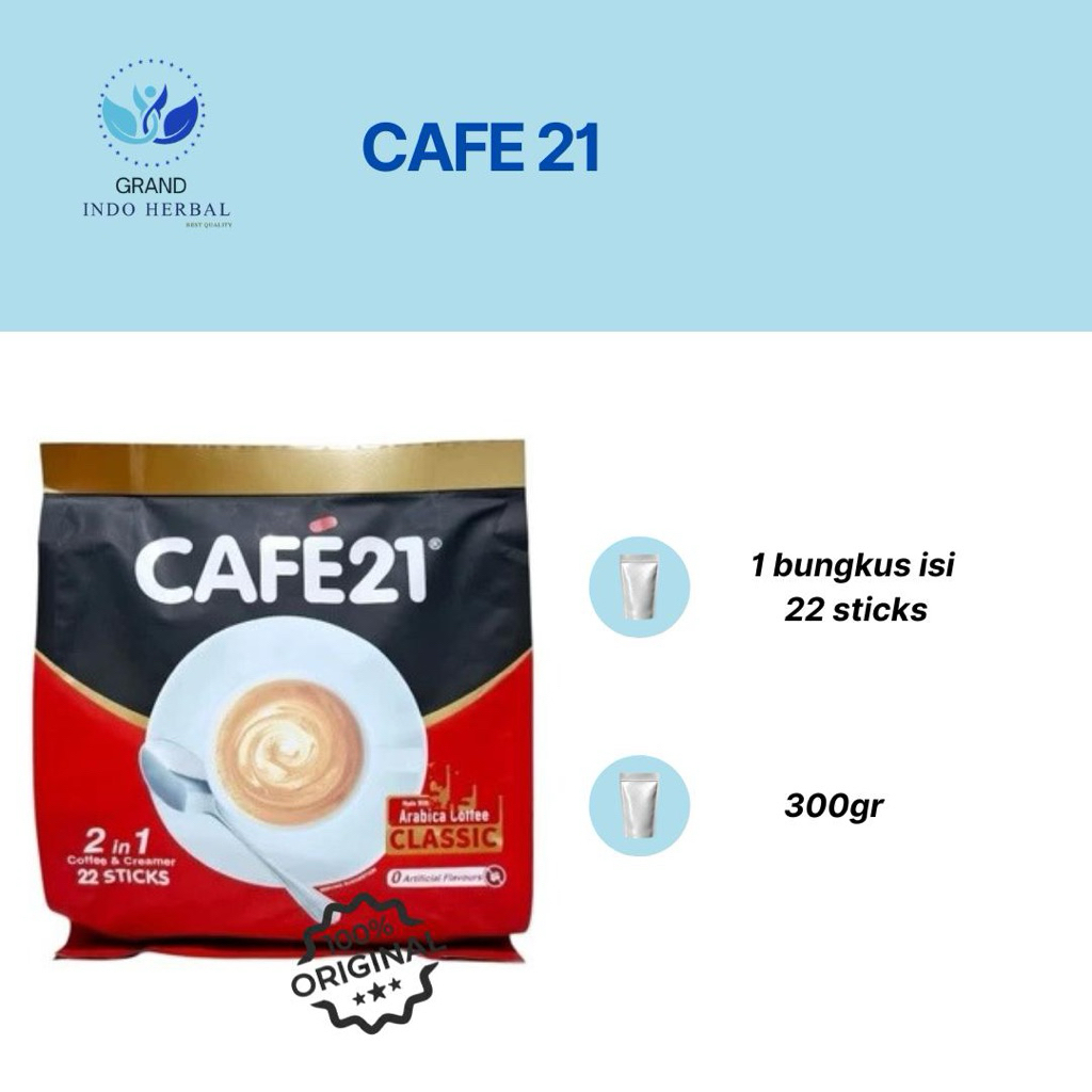 

[BPOM RI] CAFE21 INSTANT COFFEEMIX 300G/ CAFE 21 GOLD ROAST COFFEEMIX/ KOPI INSTANT/ COFFEE CAFE 21 | COFFEE MIX INSTANT/ GOLDROAST/ KOPI/ COFEE/ COFFE/ CAFE/ COFFEE/ CAFE21/ GOLD ROAST