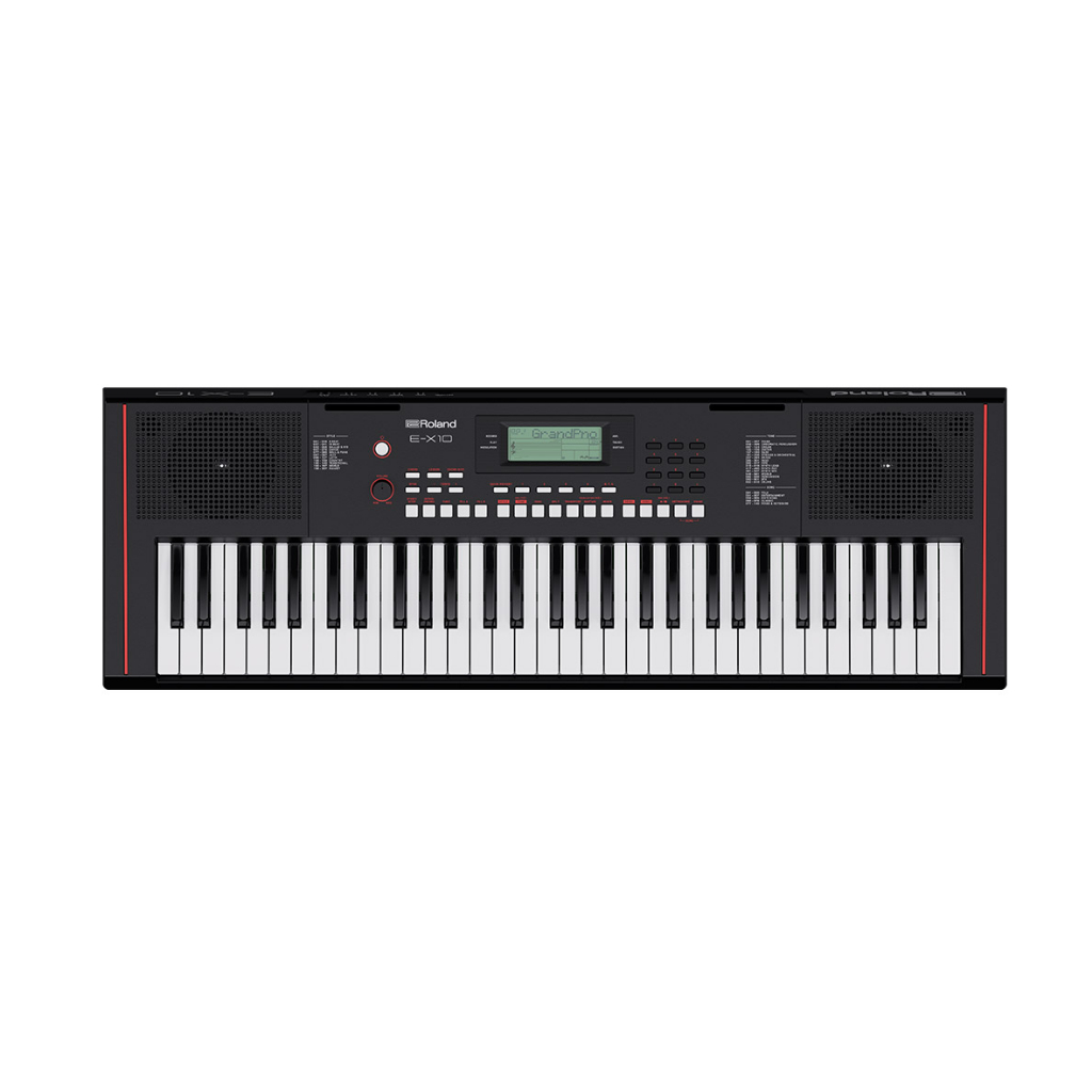 Roland EX 10 A Arranger Keyboard + Mike Kabel + Stand