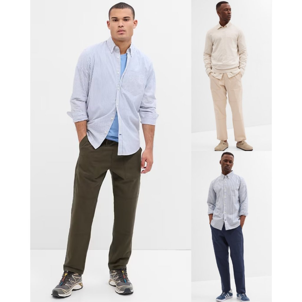 Celana Panjang Pinggang Karet Pria Easy Pants Ripstop - 7899