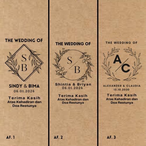 Roll Souvenir/Roll Hijab/Roll souvenir pernikahan/Roll pernikahan/Roll custom/label souvenir/Label p