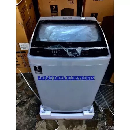AQUA Mesin Cuci 1 Tabung 9 Kg AQW98DD Mesin Cuci Aqua Otomatis Top Loading
