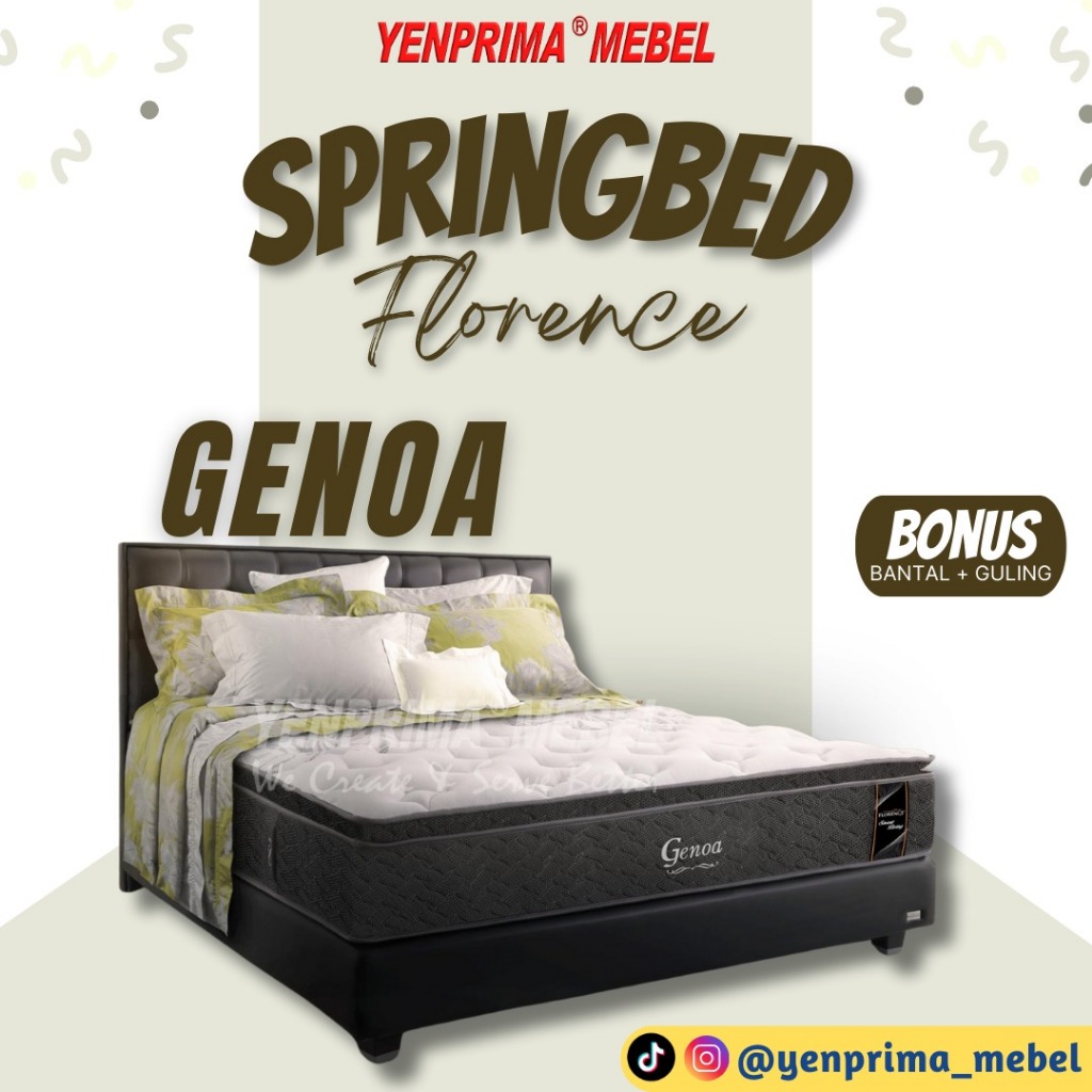 [YENPRIMA] Florence Set Genoa / Kasur Set Florence / Kasur / Bed Set