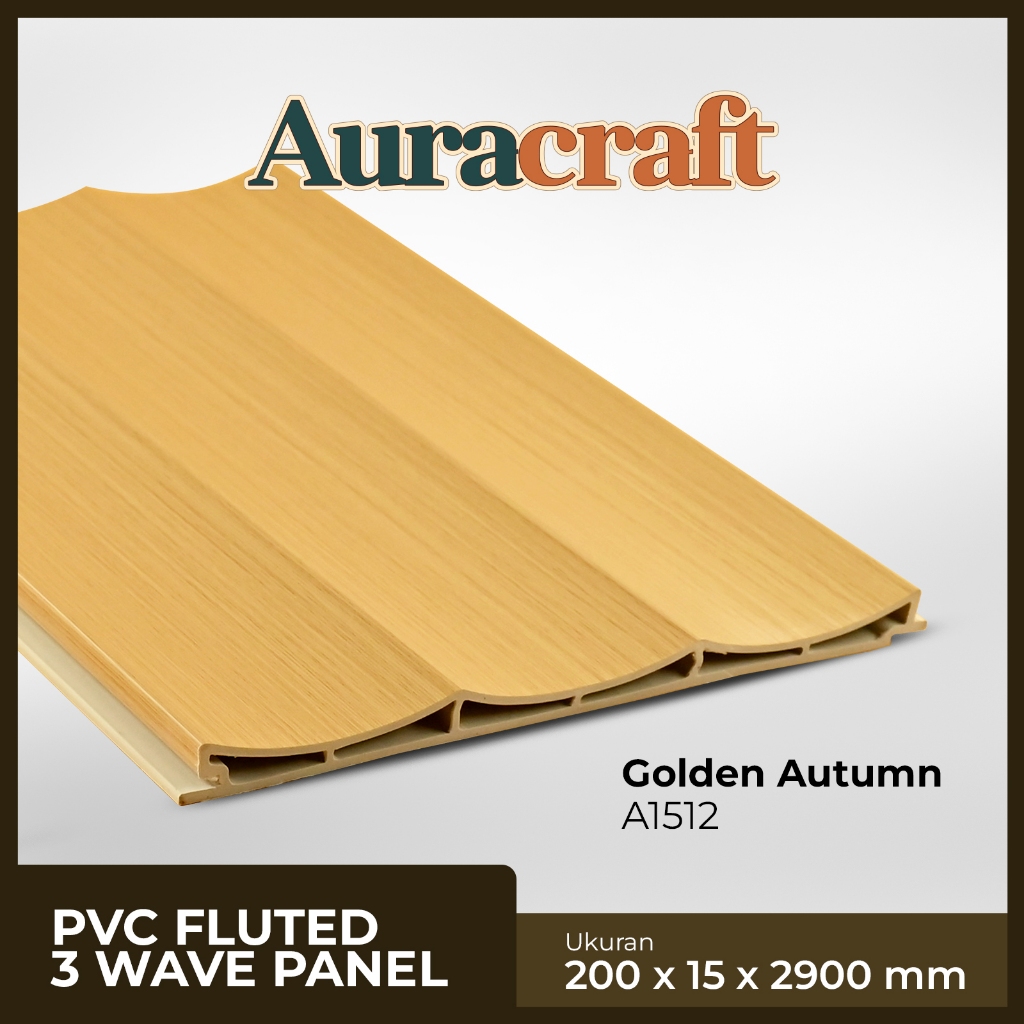 WPC Fluted 3 Wave Panel – 3-Wave Fluted WPC Decorative Panel 3D