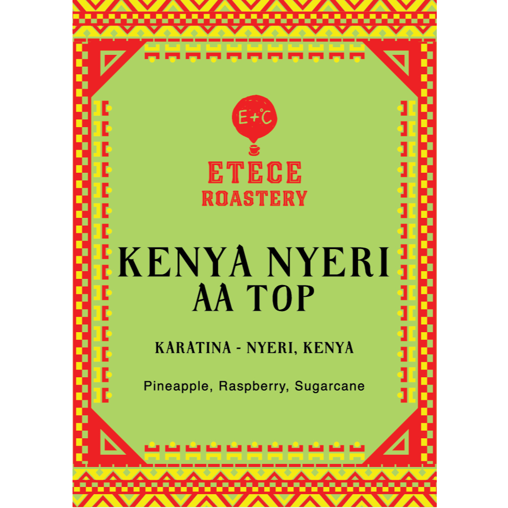 

ETECE Roastery KENYA NYERI AA TOP Single Origin Specialty Coffee Beans