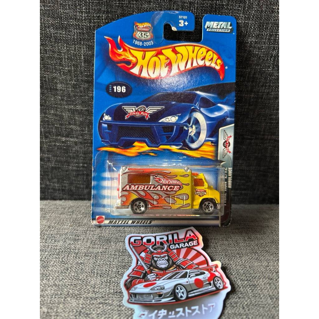 hot wheels final run ambulance