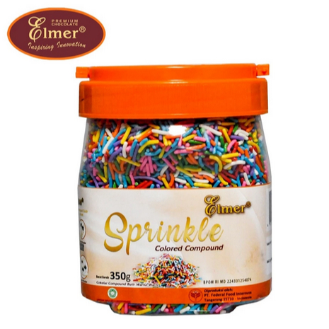 

Elmer Sprinkle Rainbow 350gr - Meses warna Warni