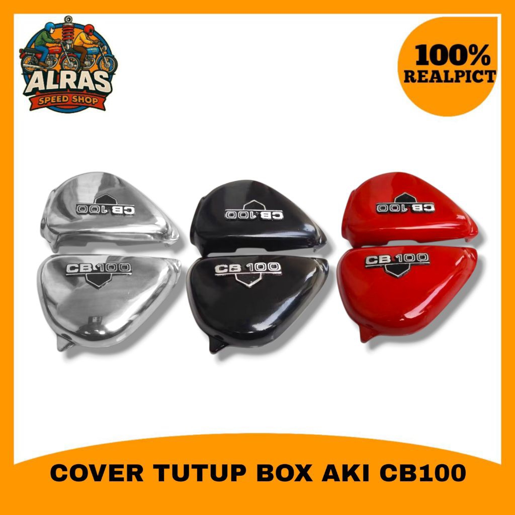 TUTUP BOX AKI CB100 COVER TUTUP ACCU CB100