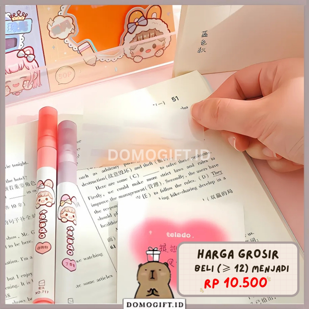 

Sticky Notes Transparan 50 Lembar Memo Notepad Aesthetic Motif Love TLD158