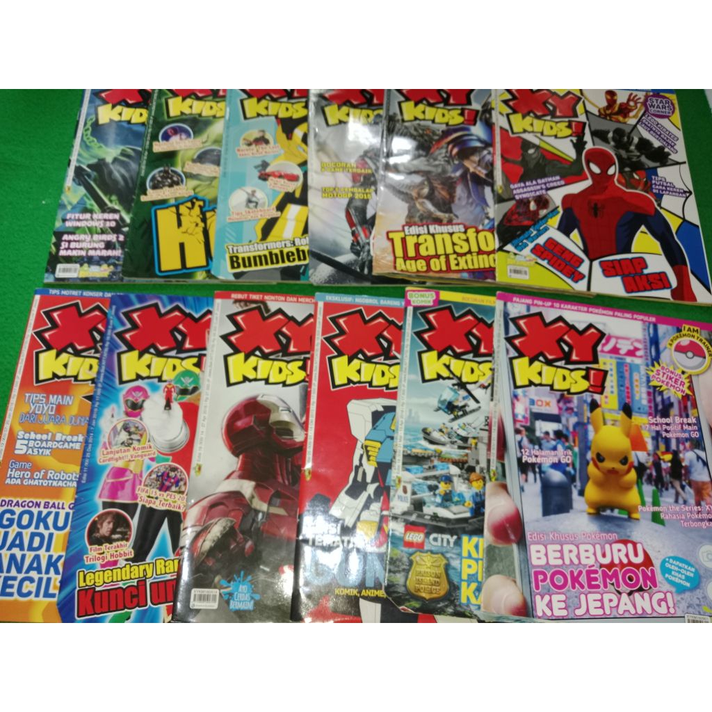 Paket Murah 12 Majalah XY Kids Campuran.