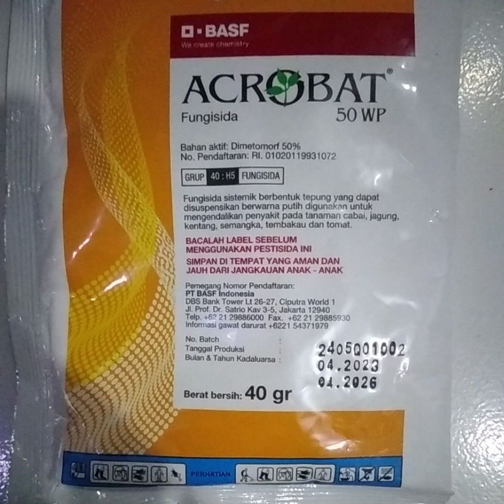 fungisida Acrobat 50wp