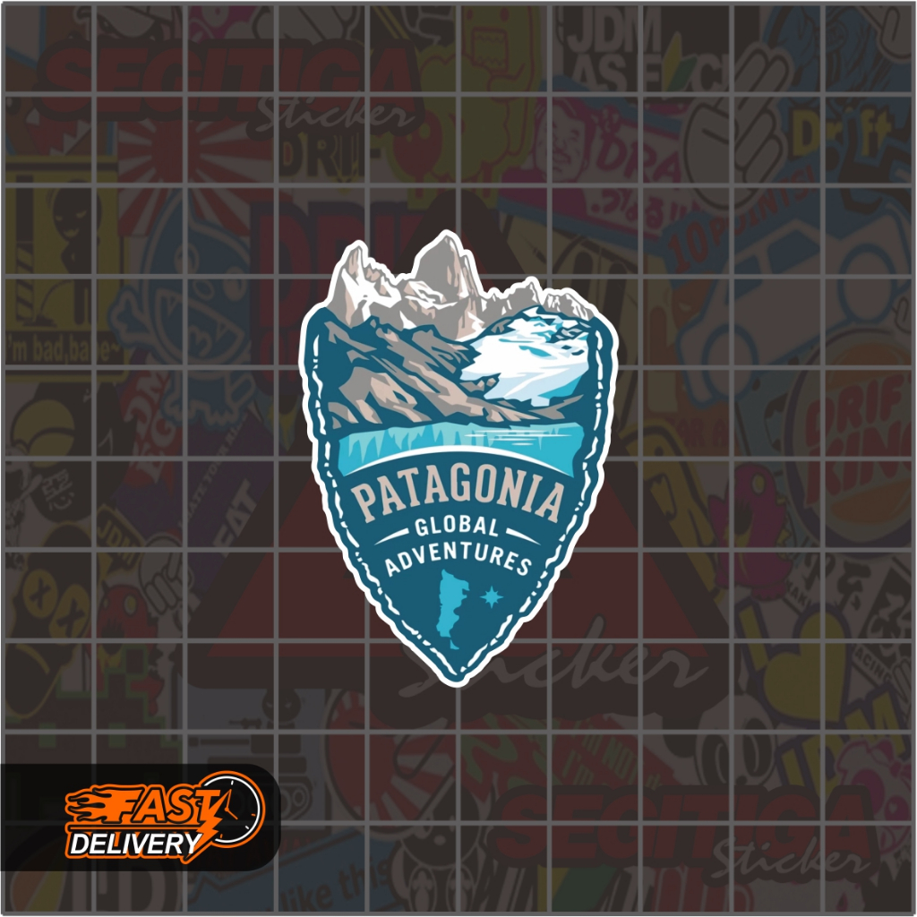 

Sticker Patagonia V4 Ukuran 3.5 x 5 Cm