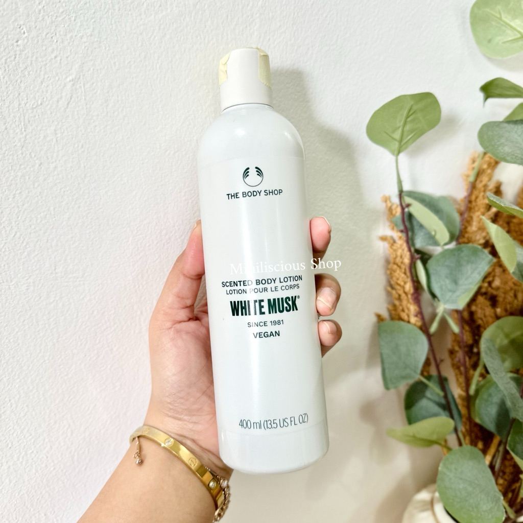 THE BODY SHOP WHITE MUSK VEGAN BODY LOTION 400 ML