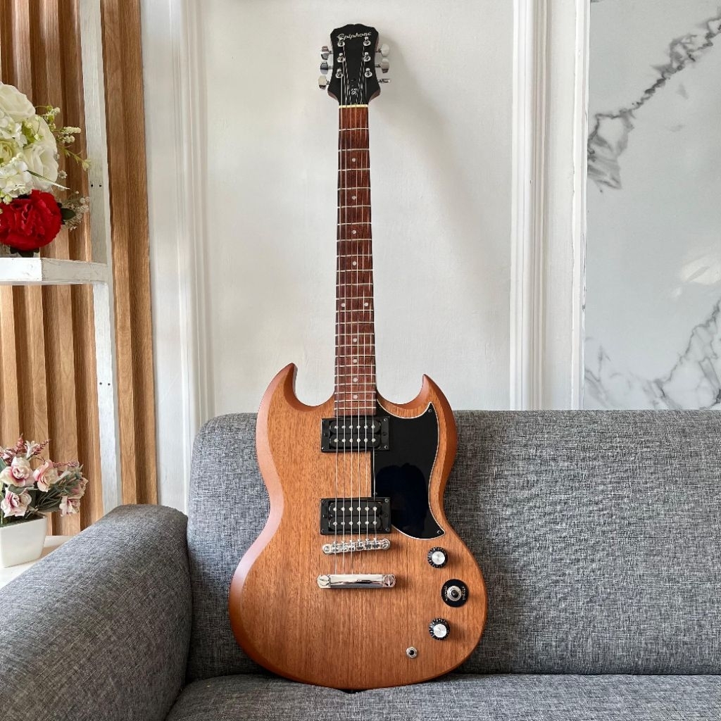 epiphone sg special satin walnut