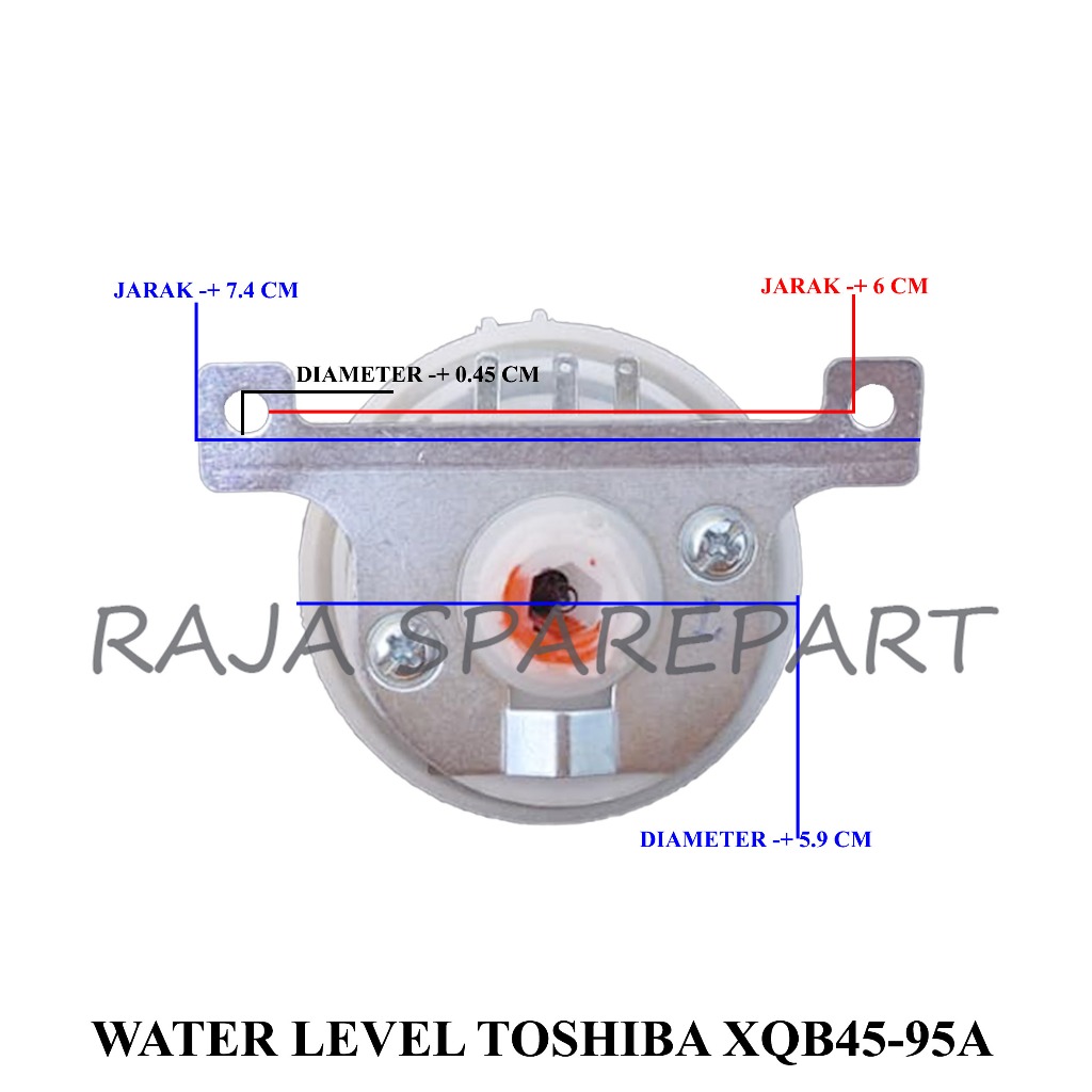 WATER LEVEL MESIN CUCI WWL18 / WATER LEVEL TOSHIBA XQB45-95A