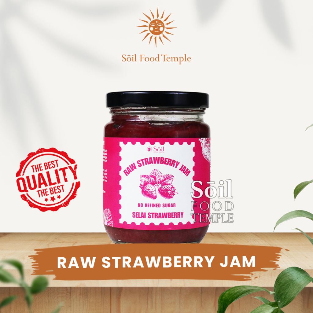 

Raw Strawberry Jam By Soil Food Temple | Instant Only