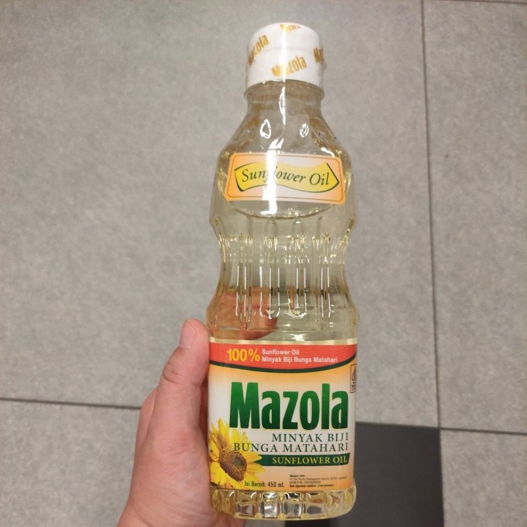 

MAZOLA MINYAK BIJI BUNGA MATAHARI SUNFLOWER OIL 450mL