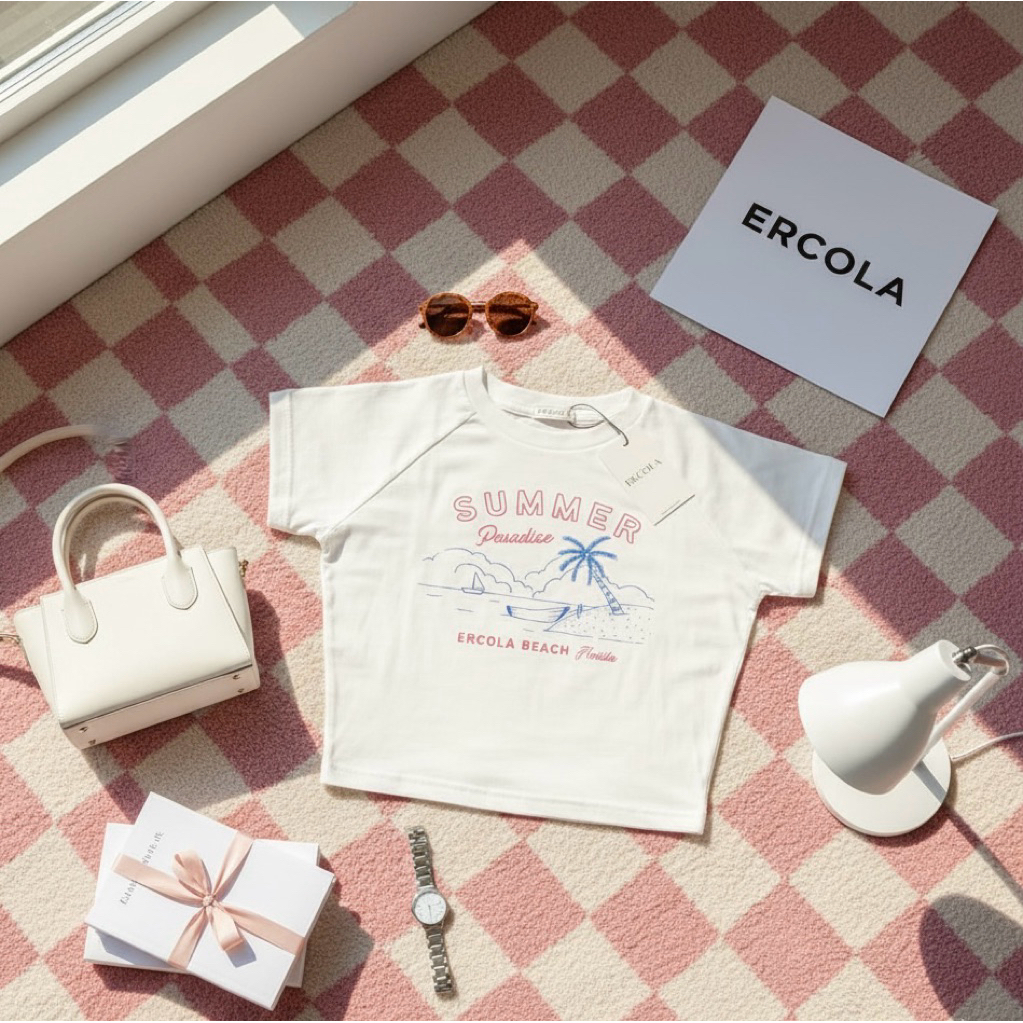 Ercola - Crop Top Y2k Summer Paradise