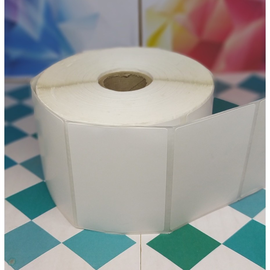 THERMAL 75x45 MM STIKER BARCODE 75 X 45 1000 PCS LABEL ETIKET