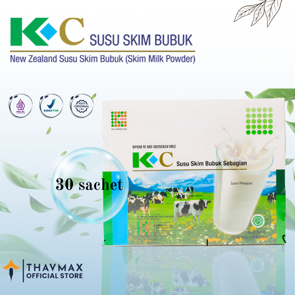 

Susu Colostrum K-C Susu Skim isi 15 Sachet | Kolostrum Bubuk Original K-link isi 15 Sachet