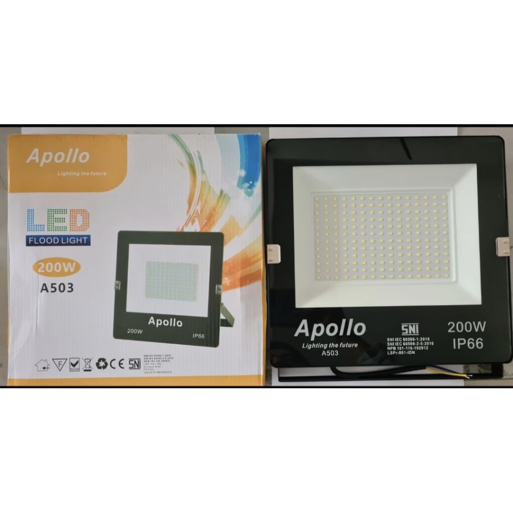 LAMPU LED SMD SOROT Apollo 200 WATT INDOOR 200W FloodLight Lampu Flood Light 200Watt