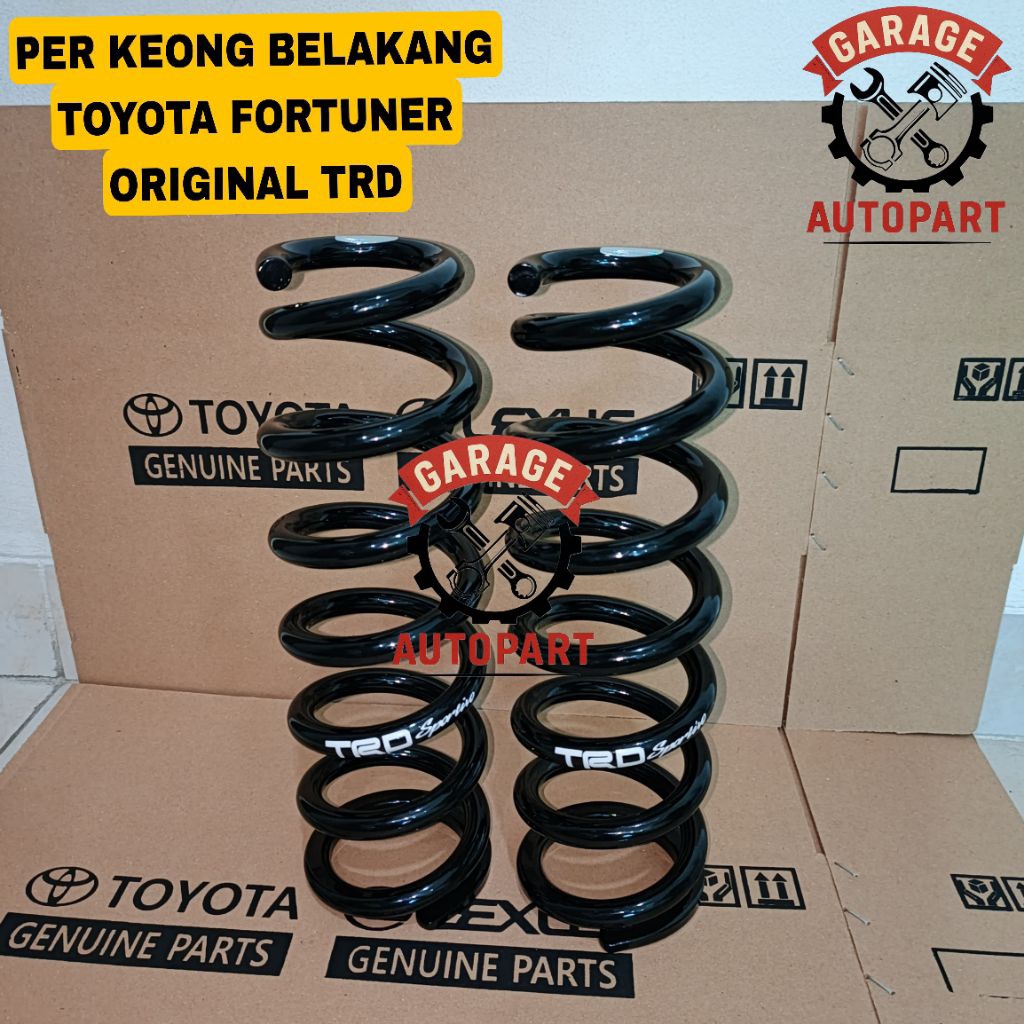 COIL SPRING PERKEONG PER KEONG BELAKANG TOYOTA FORTUNER VRZ/VNT ORIGINAL TRD