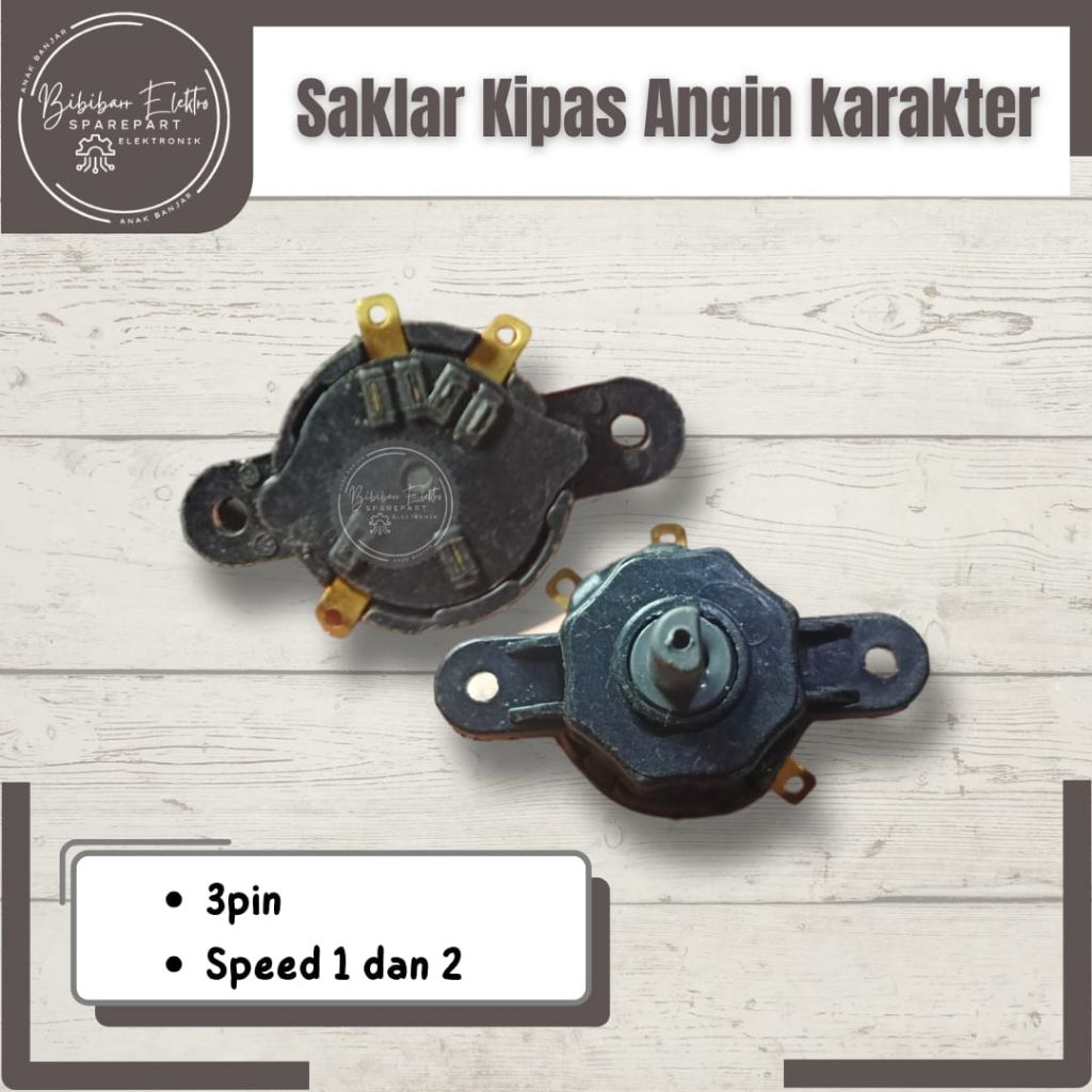 Saklar/Switch Kipas Angin Karakter