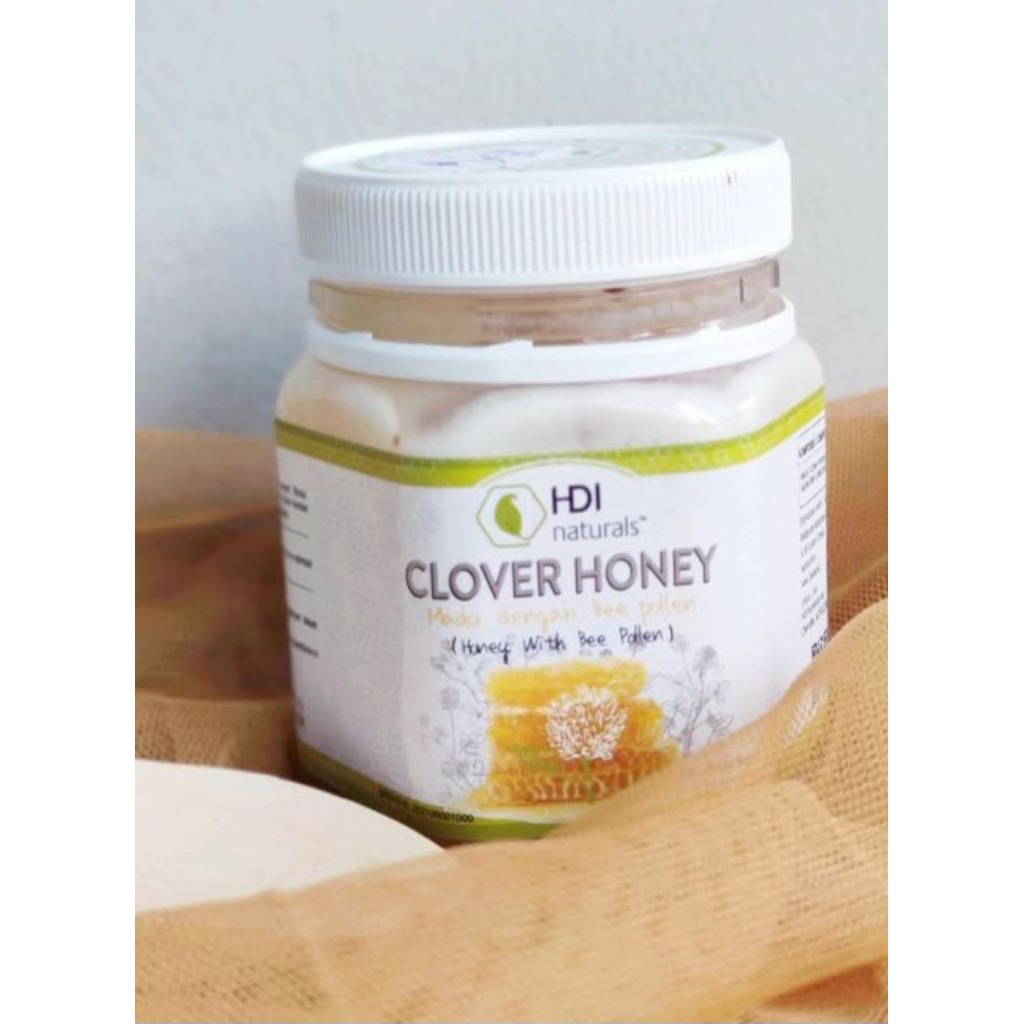 

clover honey 250gr ori 2028 free sendok kayu