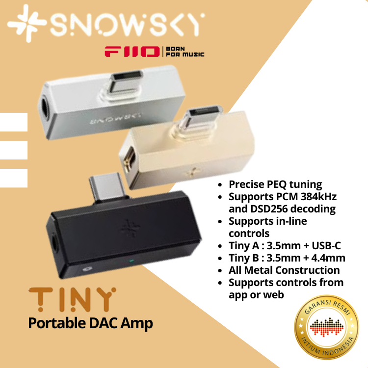 FiiO Snowsky Tiny Mini Portable Dongle DAC Dongle
