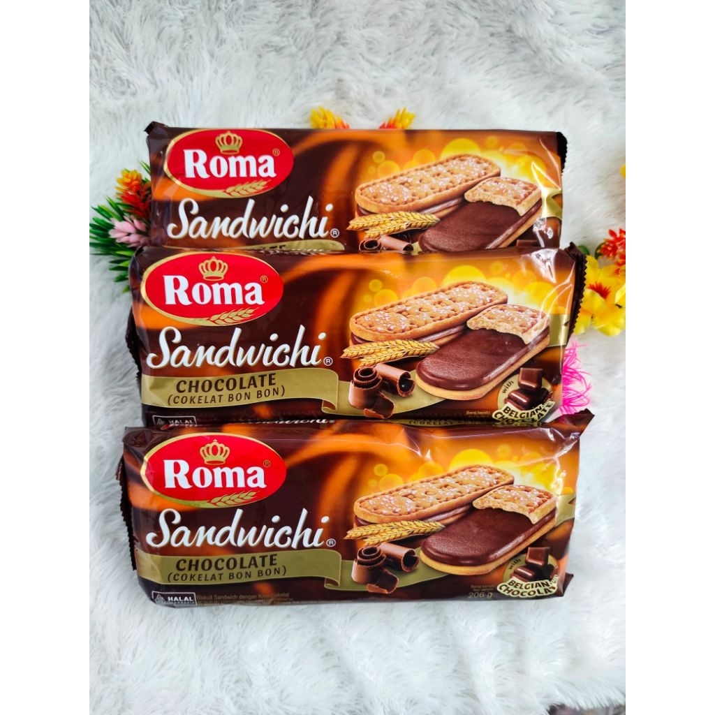 

Roma Sandwich Kacang/Coklat