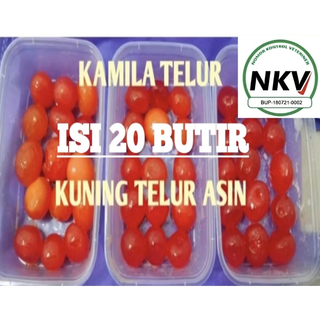 Kuning Telur Bebek Asin Frozen / Manik Telur Asin ( MENTAH )