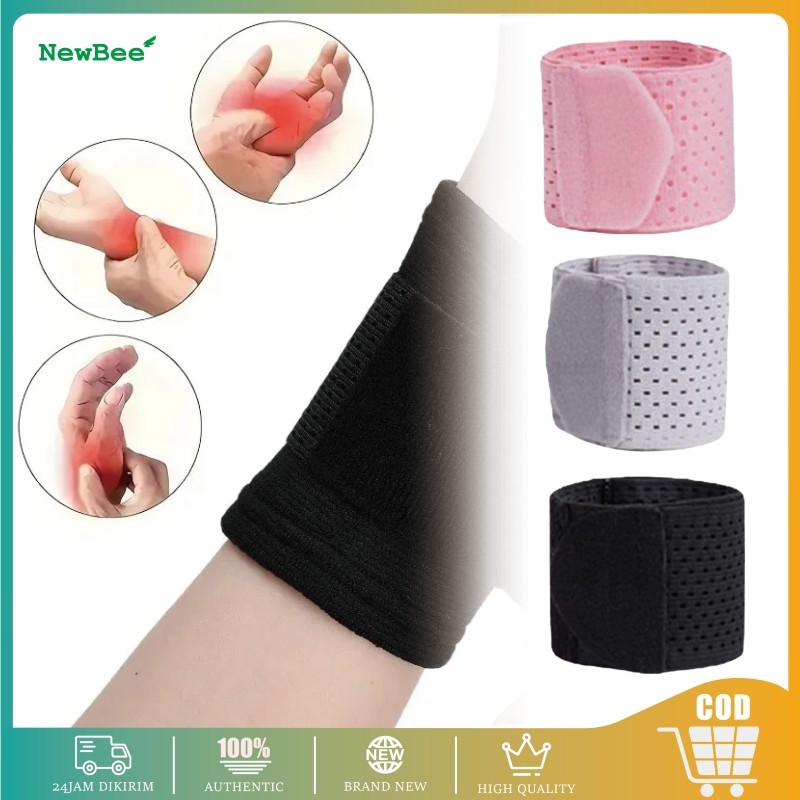 WristBand Deker Pelindung Pergelangan Tangan Wrist Wrap Support Sleeve Pergelangan Tangan Strap Fitn