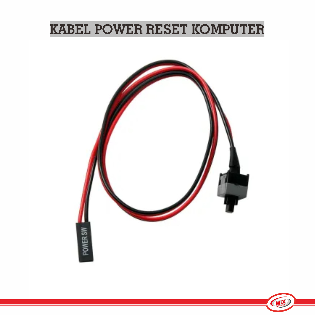 Kabel Tombol Power Atau Reset Switch Front Panel Komputer PC