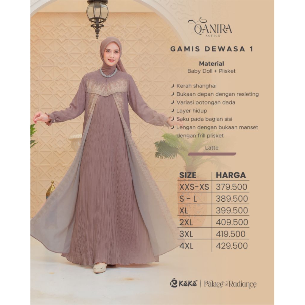 OPEN PO SARIMBIT KEKE QANIRA GAMIS DEWASA STYLE 1