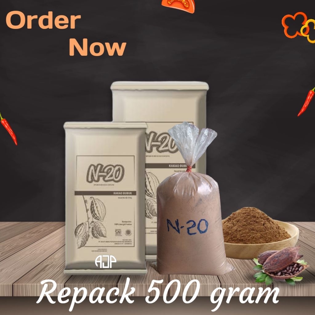 Cocoa Powder / Cokelat Bububuk N-20 | Repack 500 gr