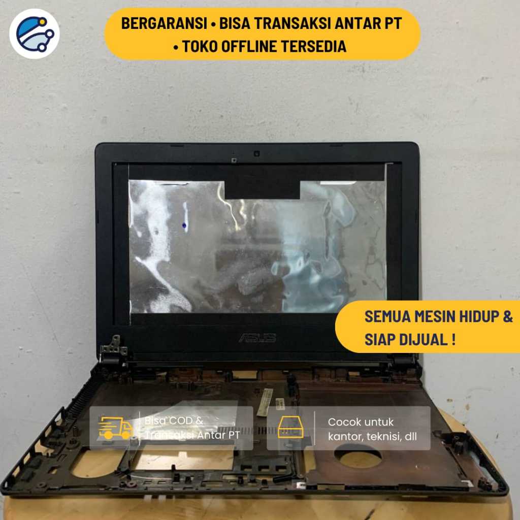 Keyboard Fullset / Frame Keyboard / Palmrest / Touchpad Internal / Casing Depan / Casing Belakang / 