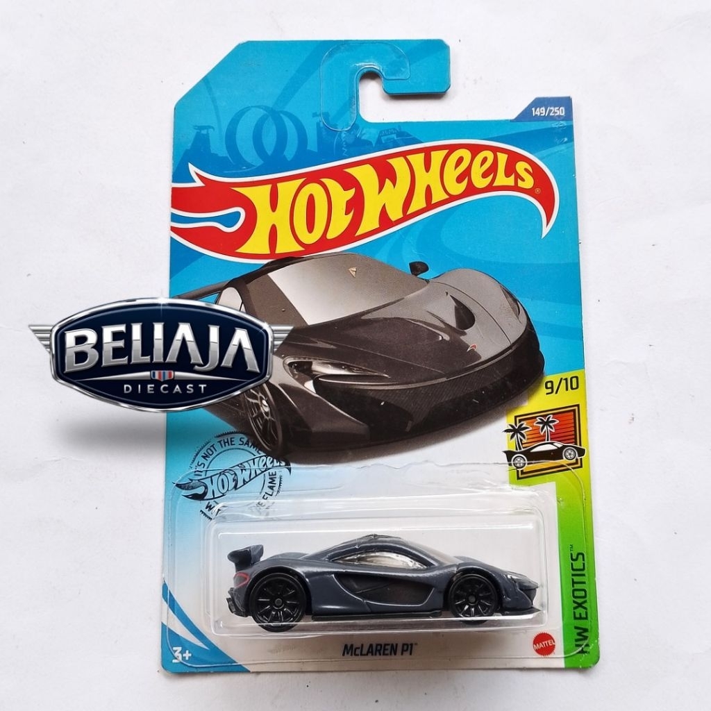 HOT WHEELS McLAREN P1 BLACK DOF HW EXOTICS