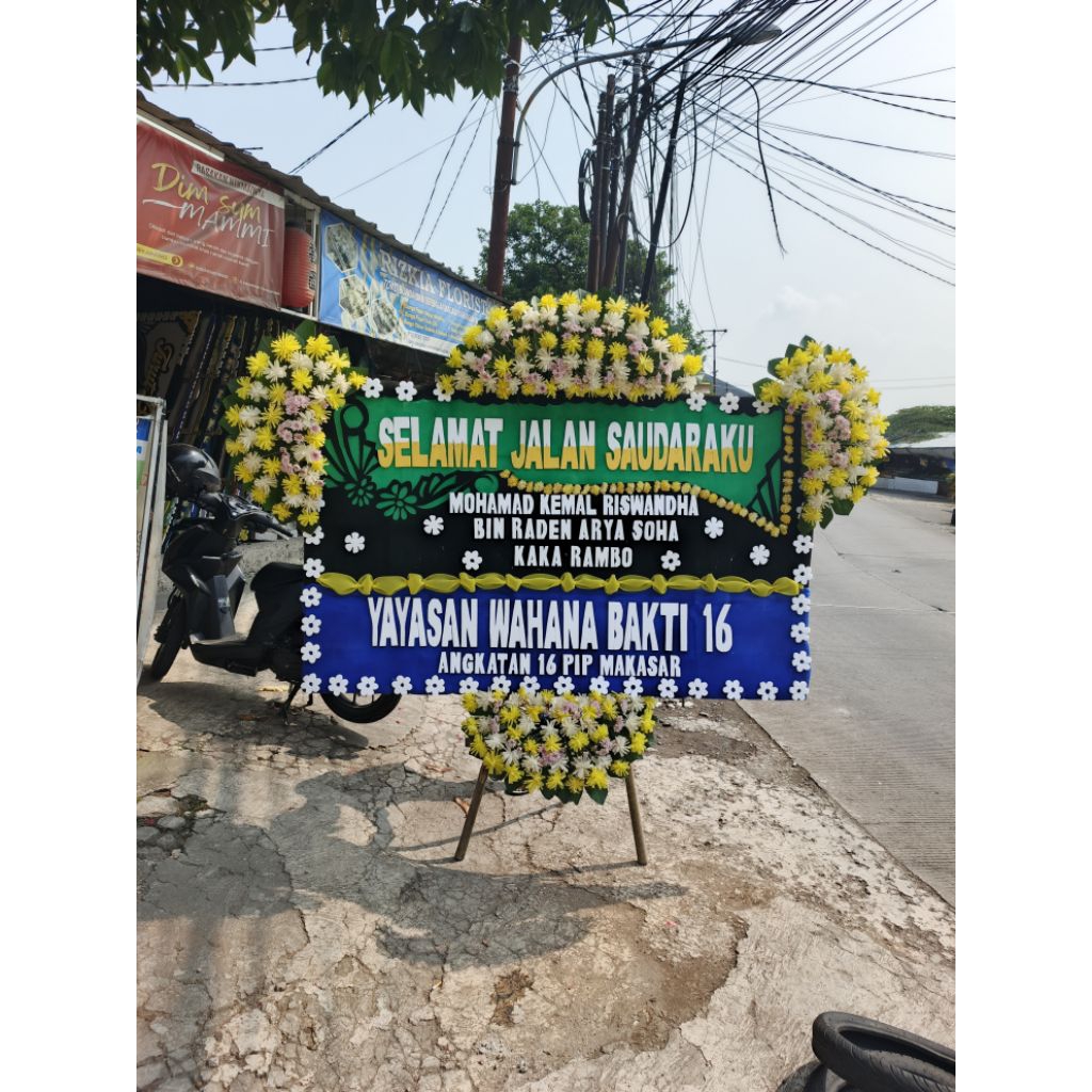 karangan bunga bogor murah turut berdukacita, happy wedding, selamat & sukses dll