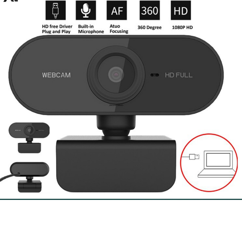 Webcam Laptop 1080P Kamera USB PC 4K Full HD Camera webcam komputer PC