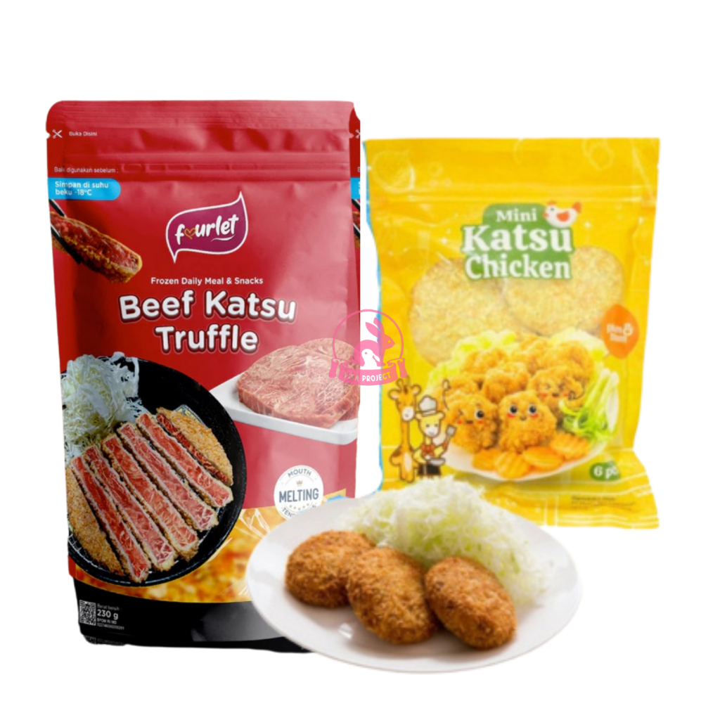 

PLUM&BLUM PUREELAND FOURLET FROZEN DORI KATSU/CHICKEN KATSU/NO MSG 5PCS LAUK SIAP SAJI FINGER FOOD