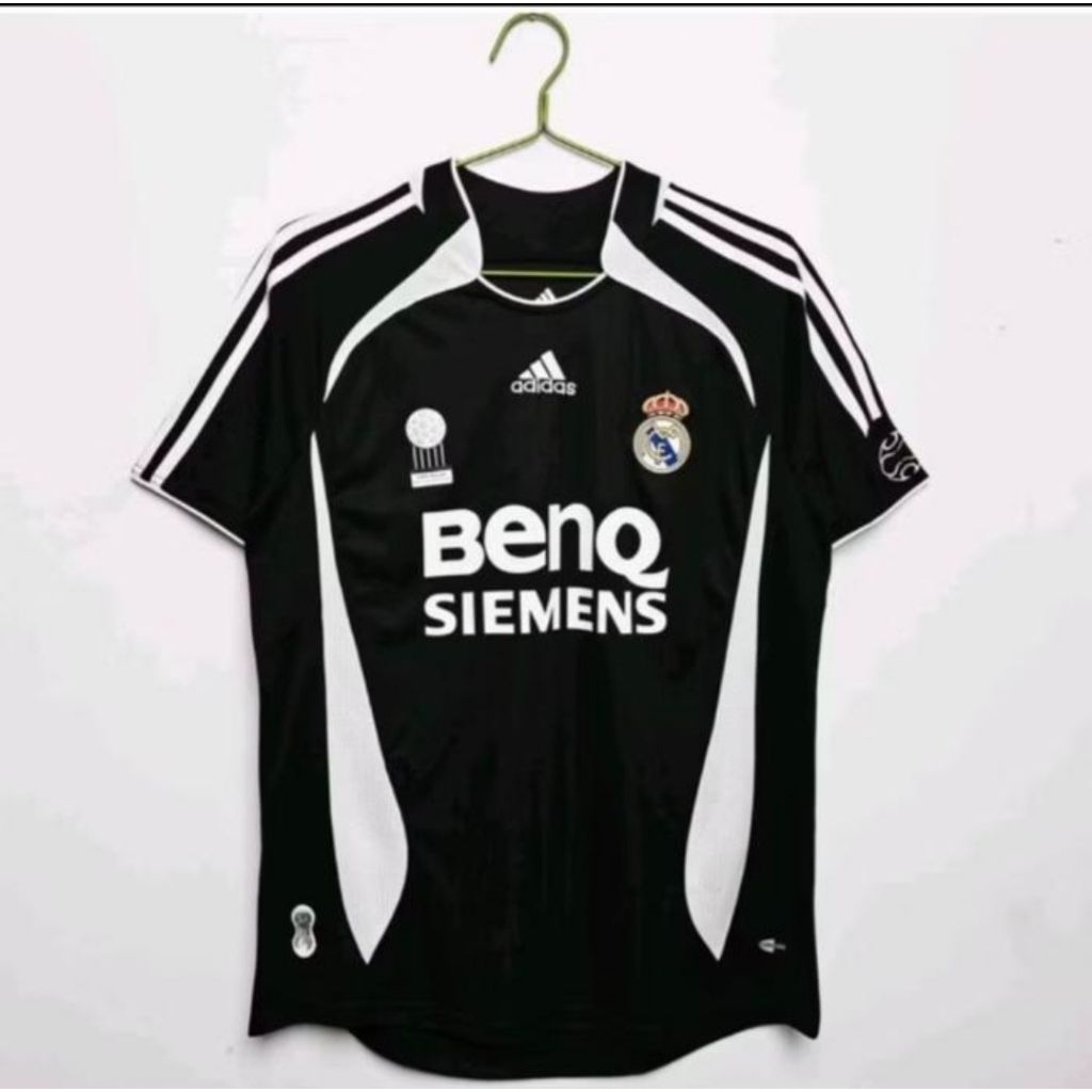 Jersey Kaos Baju Sepak Bola Real Madrid FC Home Away 3rd Third Retro Klasik Classic Jadul Lawas Vint