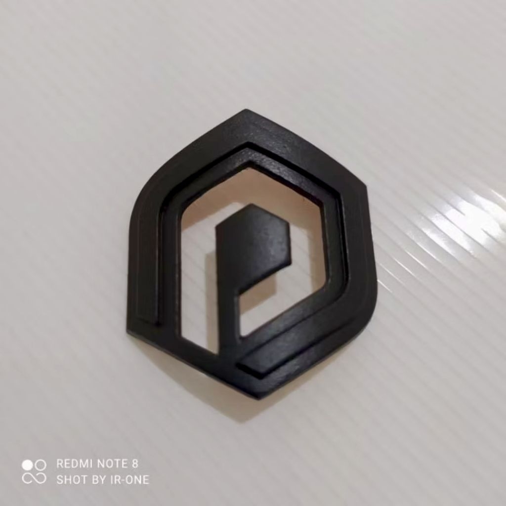 Emblem sepeda Polygon headbadge logo Polygon original