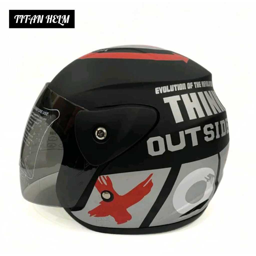 Helm SNI Evo Outside untuk Pria & Wanita Dewasa Kualitas Bagus bisa cod free packing bublle