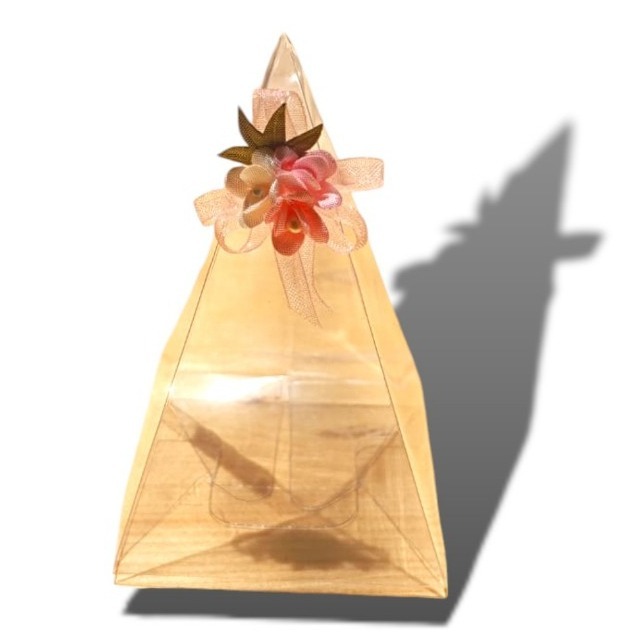 

MIKA SOUVENIR 6X6X10 CM ( KERUCUT ) PRM /MIKA HANTARAN/HANTARAN/PACKAGING/WEDDING/BOX