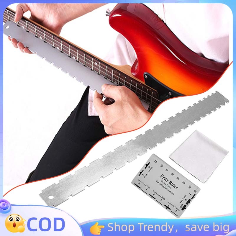 Fret Ruler Fret Ruler Gitar Pemotong Fret Gitar Alat Pemotong Fret Gitar Alat Service Gitar
