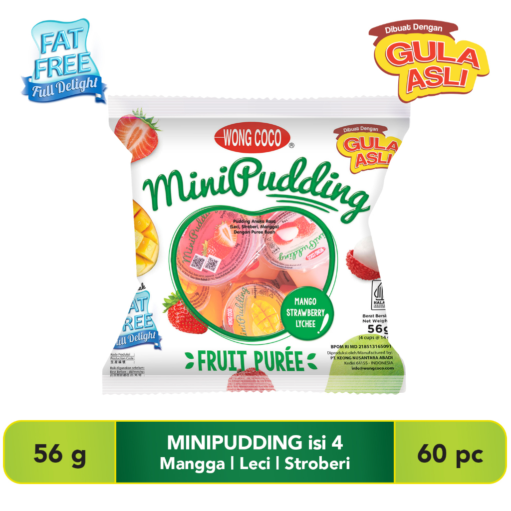 Wong Coco MiniPudding 4 pcs x 60 (1Karton)
